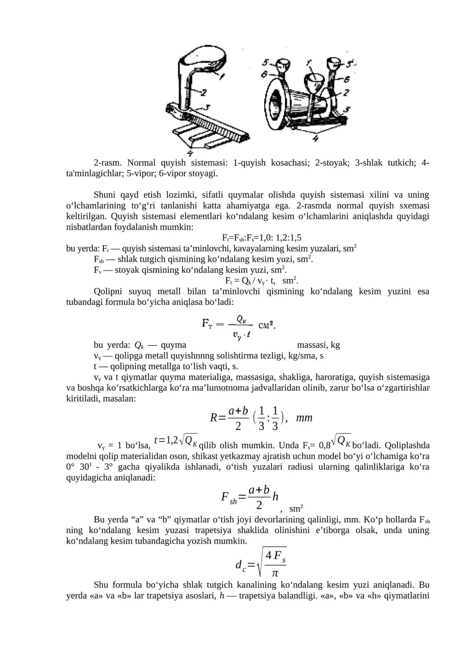 Quymalarni bir martali qoliplarda olish 2