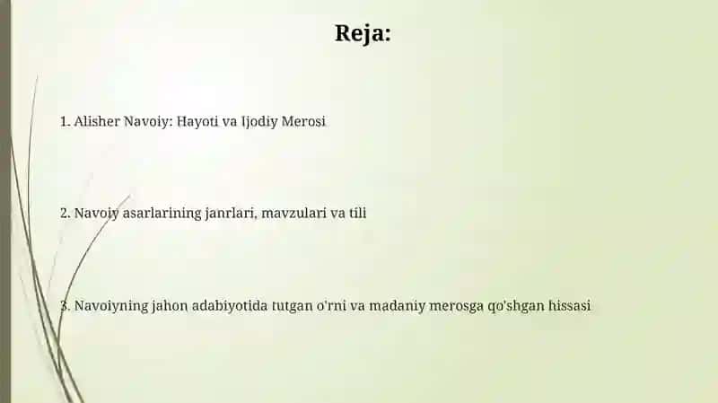 Alisher Navoiy: Hayoti va Ijodiy Merosi 2