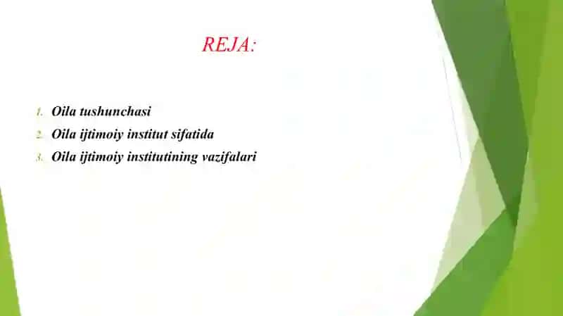 OILA IJTIMOIY INSTITUT SIFATIDA 2