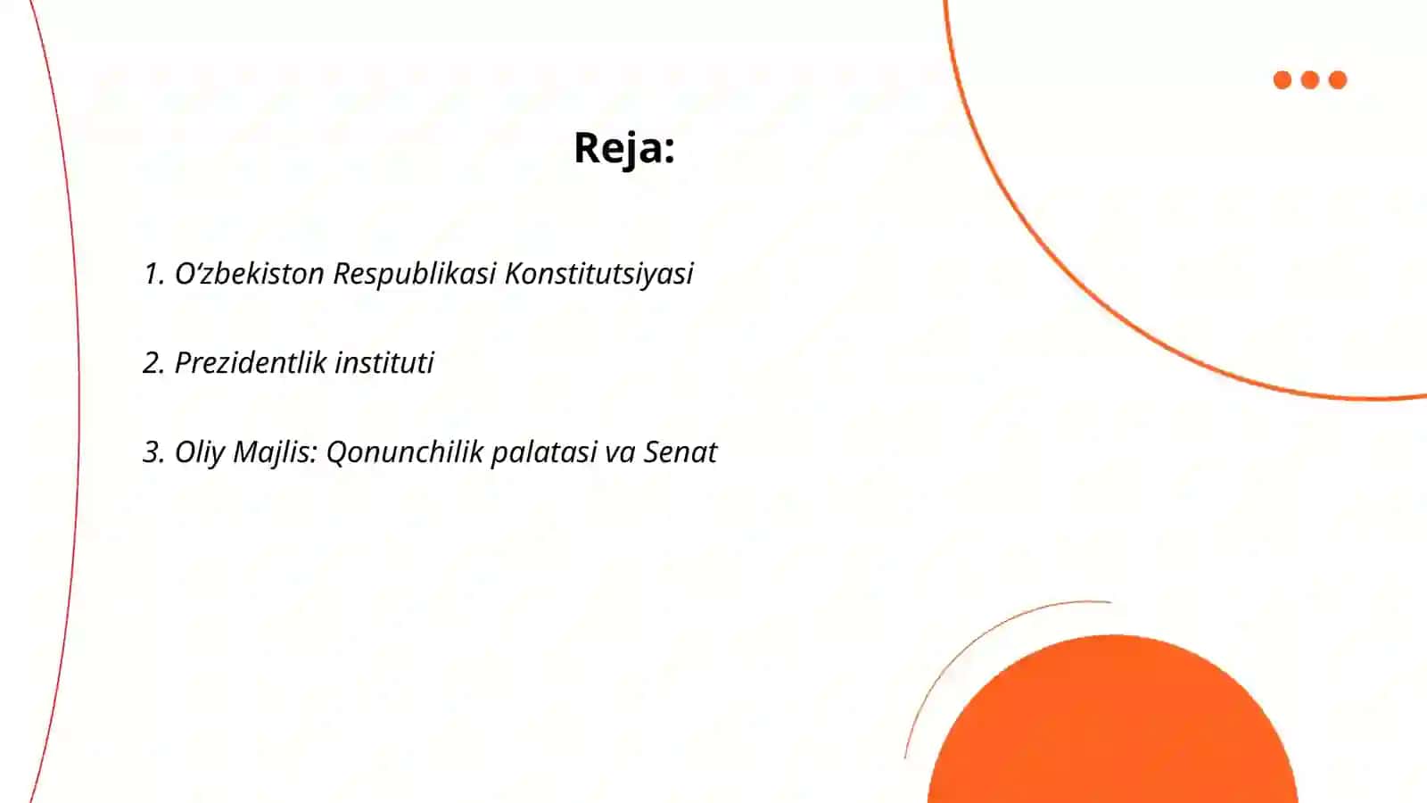 Oʻzbekiston Respublikasining milliy- davlat tuzumi 2