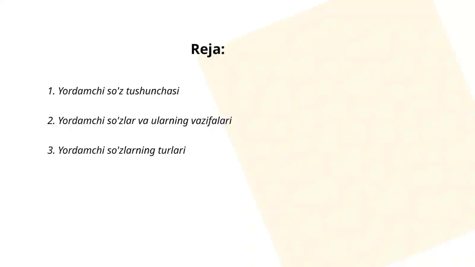 Yordamchi so‘zlar 2