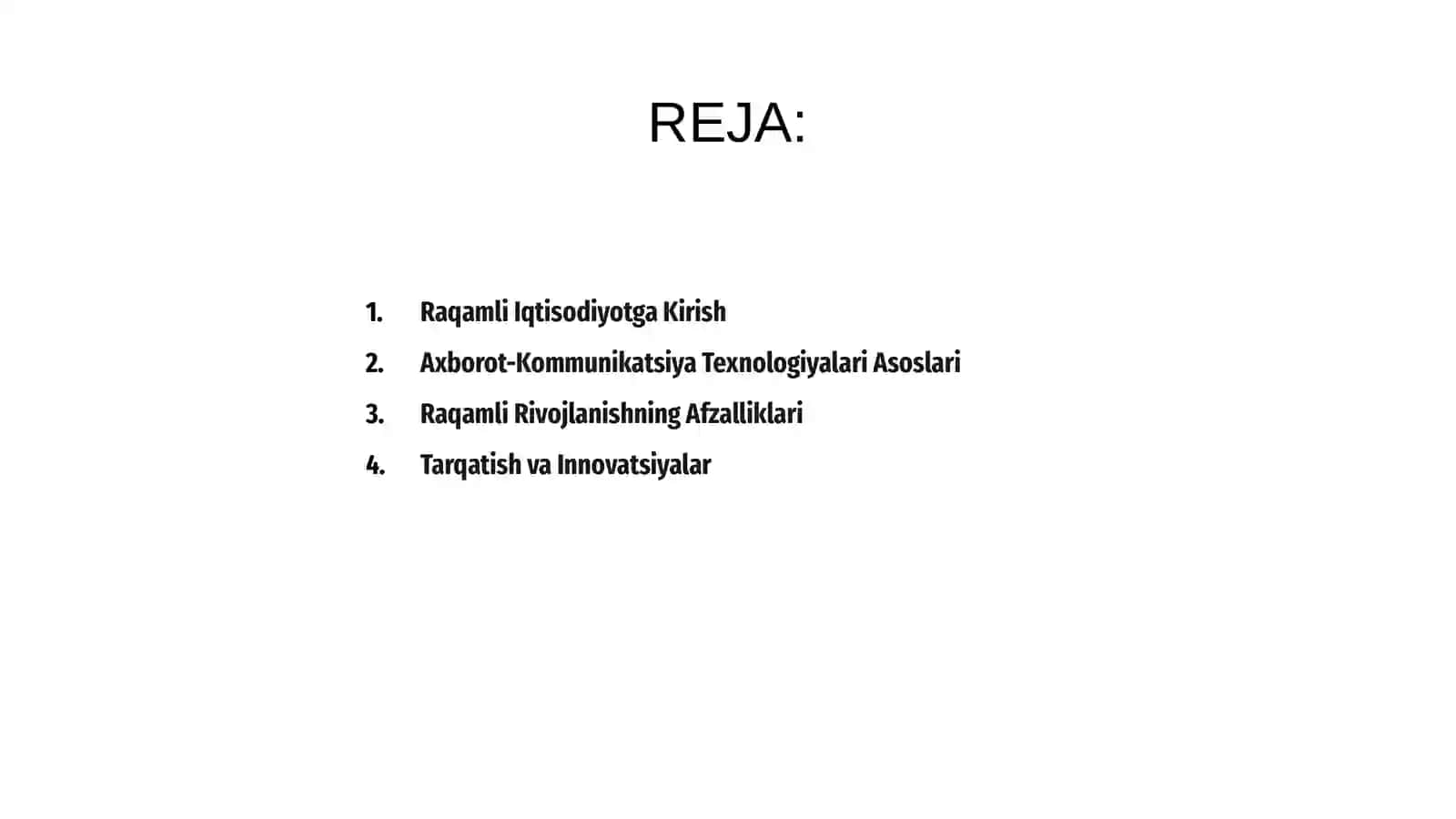 Raqamli Iqtisodiyotga Kirish 2