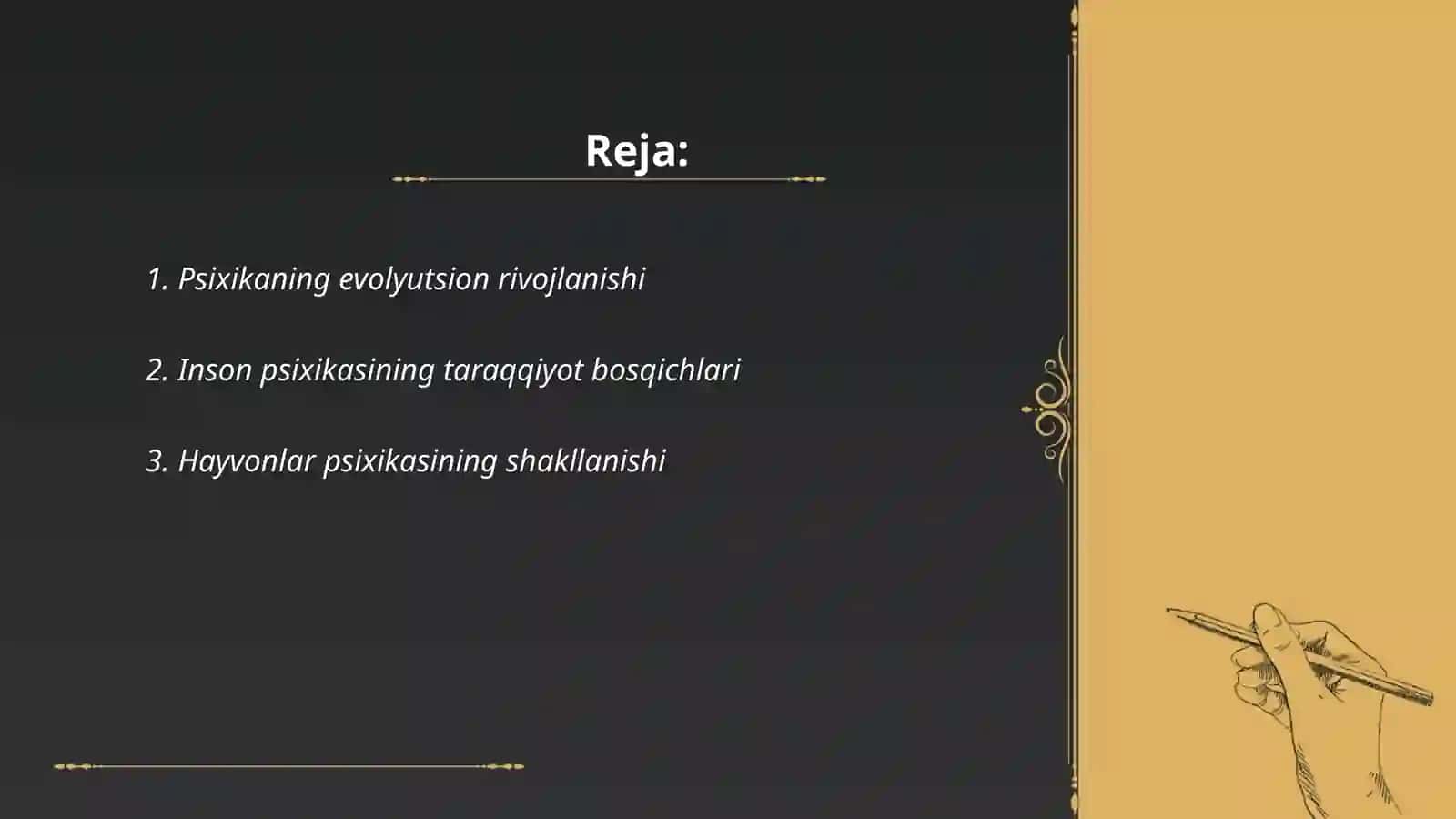 Psixikaning filogenetik taraqqiyoti 2