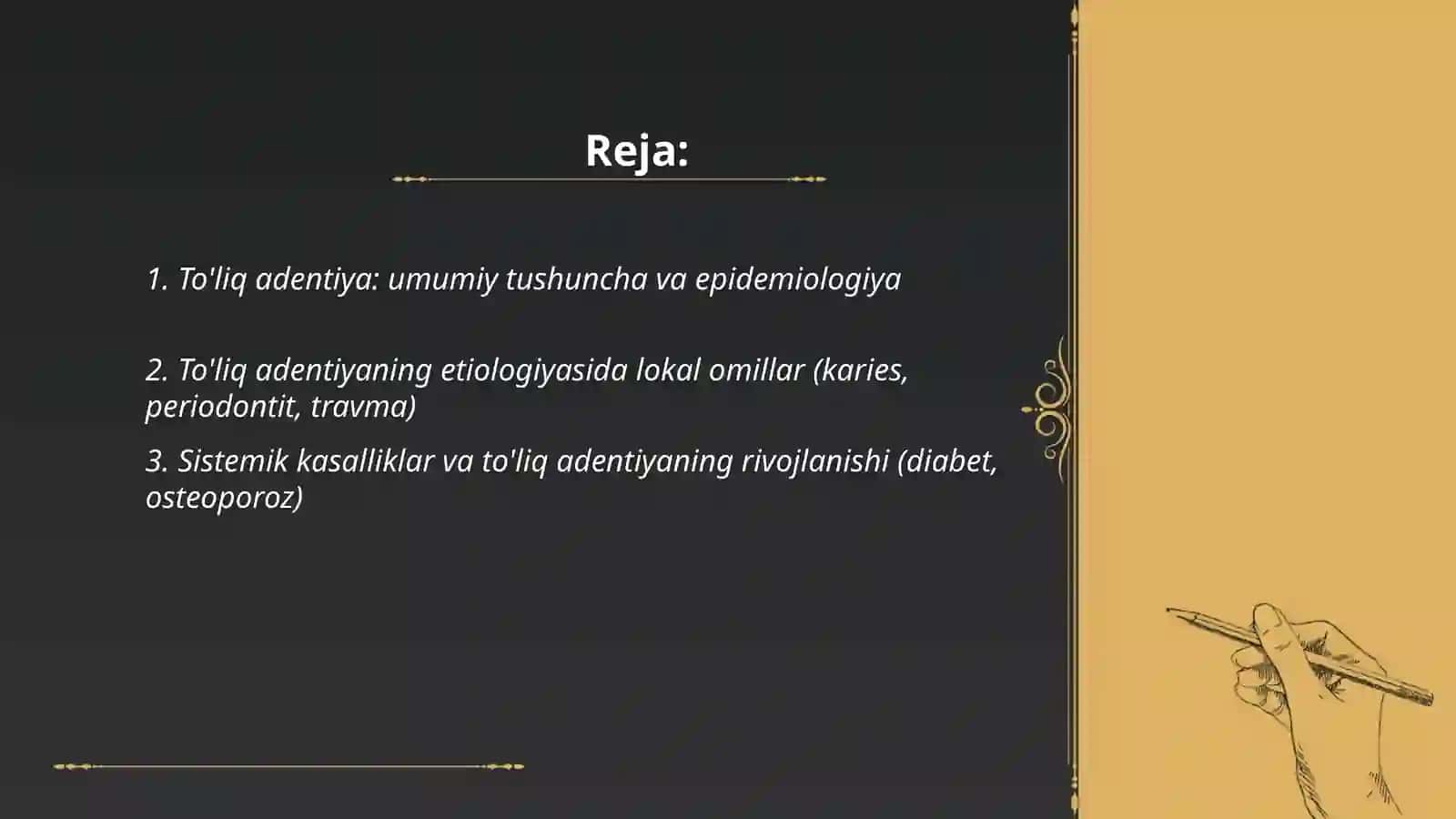 To'liq adentiya etiologiya va patogenezi 2
