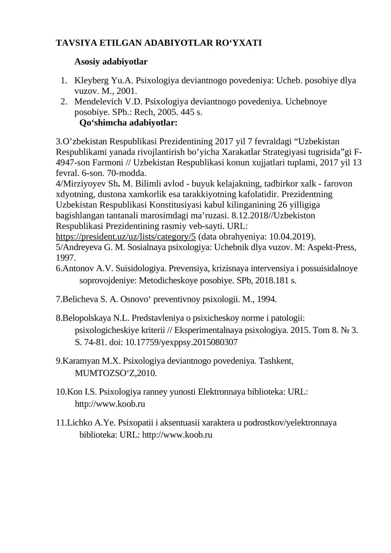 Ijtimoiy normalar. O’smirlarda xulq-atvor buzilishlarining biologik va psixologik asoslari 2