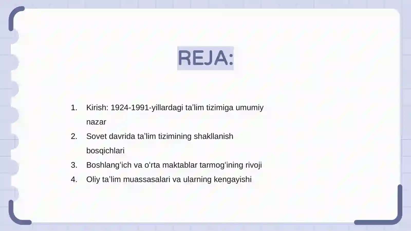 Oʻzbekistonda ta'lim tizimi va pedagogik fikrlar rivoji 2