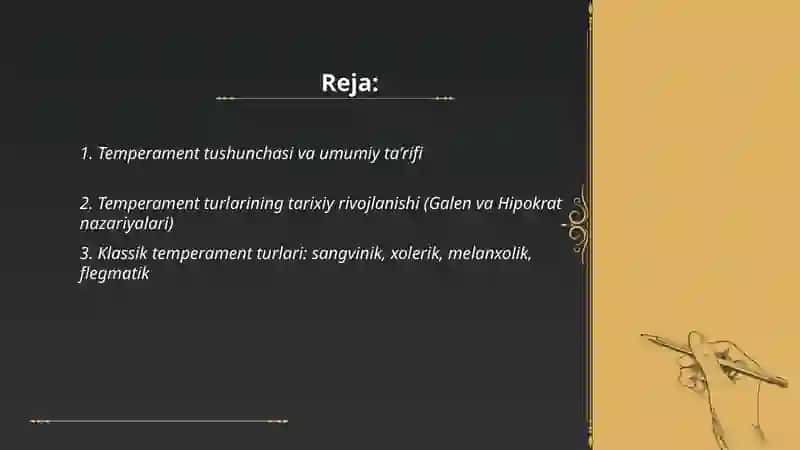 Temperament turlari va fiziologik asoslari 2