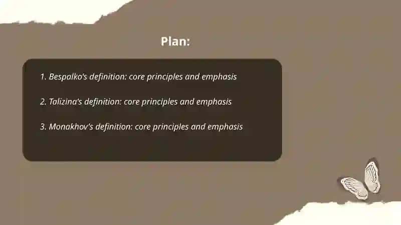 Comparative definitions of "pedagogical technology" 2