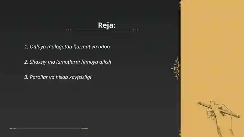 Tarmoq odob ahloqi 2