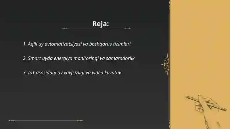 Aqlli qurilmalar va IoT ilovalari (Smart Home,Smart City) 2