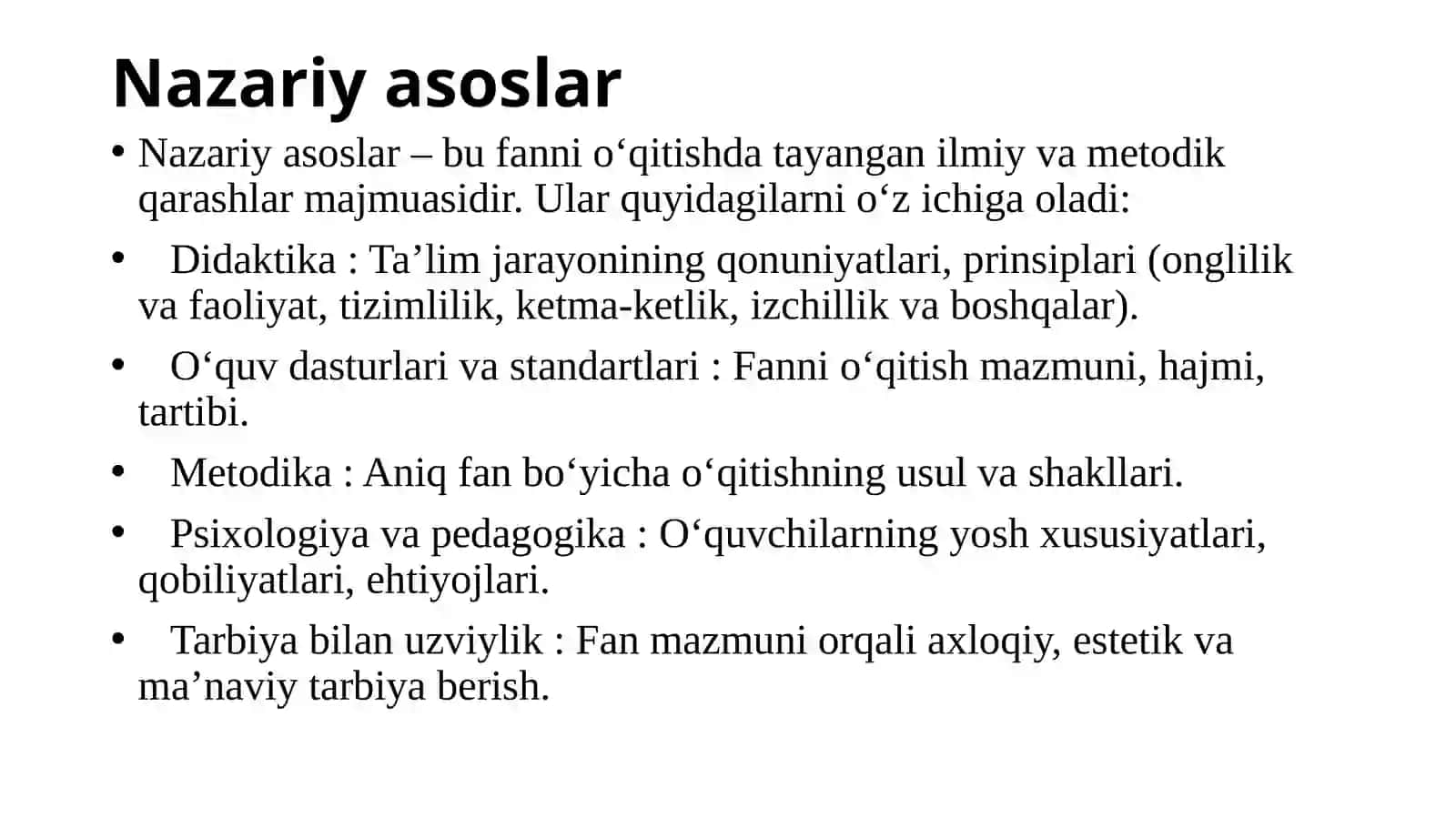 Fannio‘qitishningnazariyvaamaliyasoslari 2