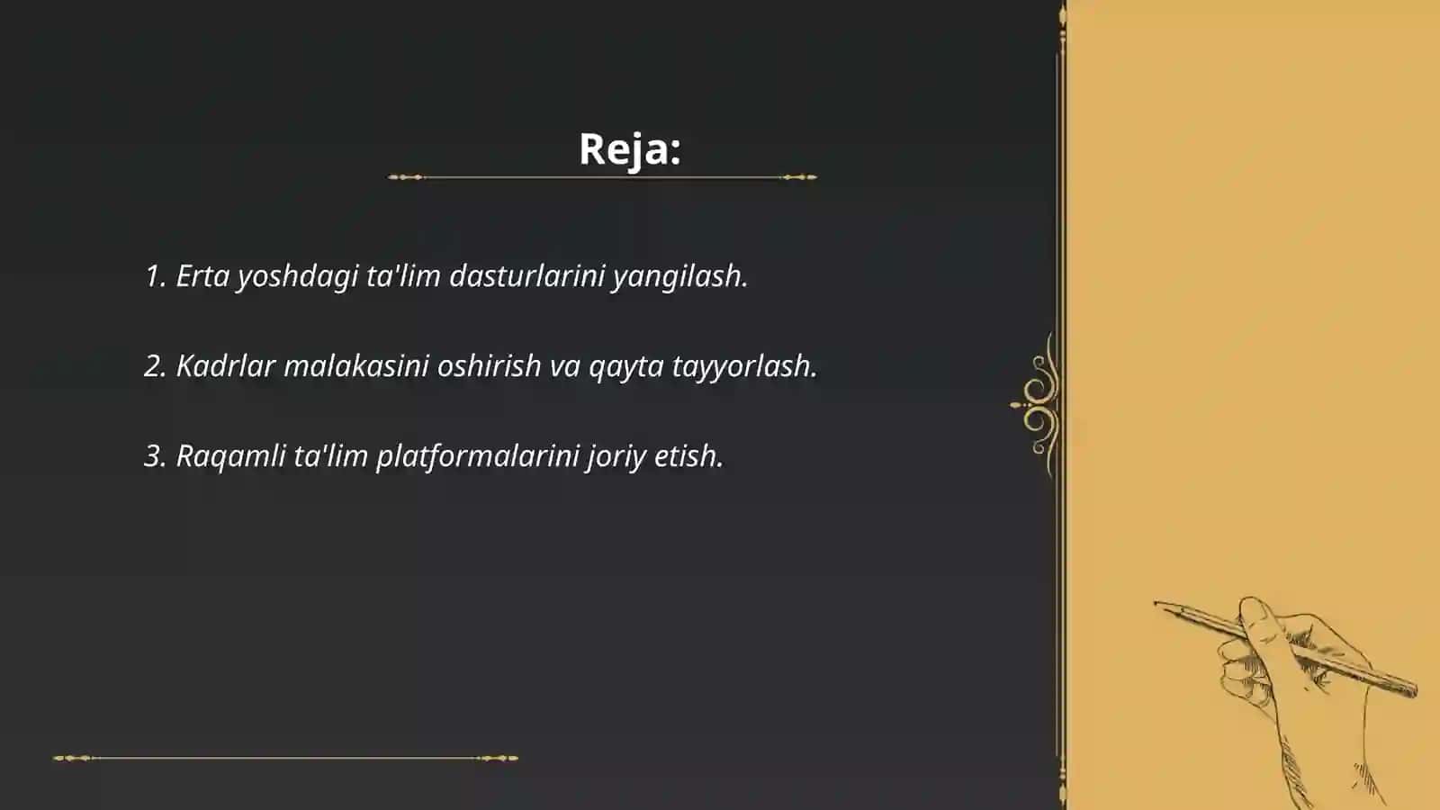 Erta yoshdagi ta'lim dasturlarini yangilash 2