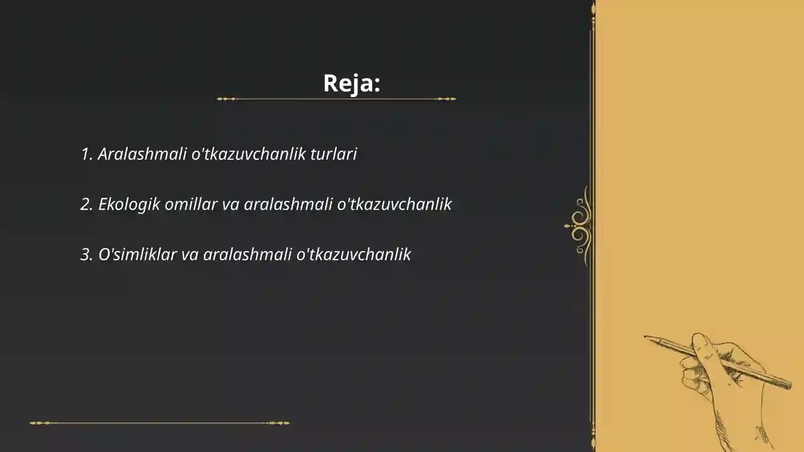 Aralashmali o'tkazuvchanlik turlari 2