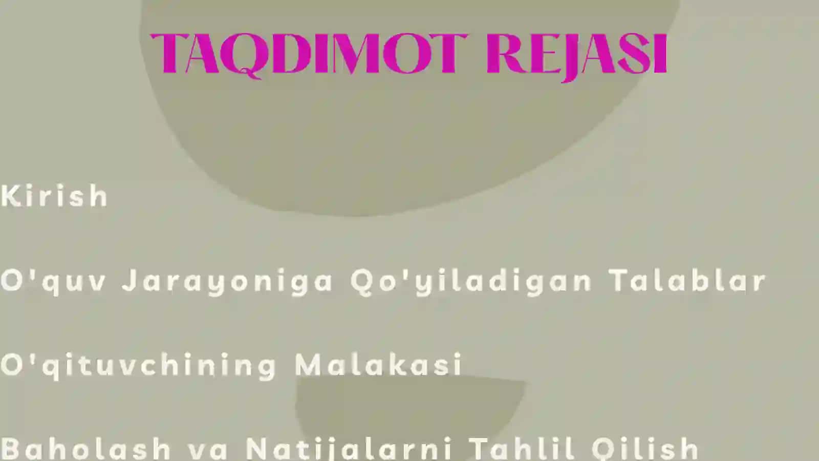 Huquqiy Tarbiyaning O'quv Jarayonini Tashkil Etishga Qo'yiladigan Talablar 2