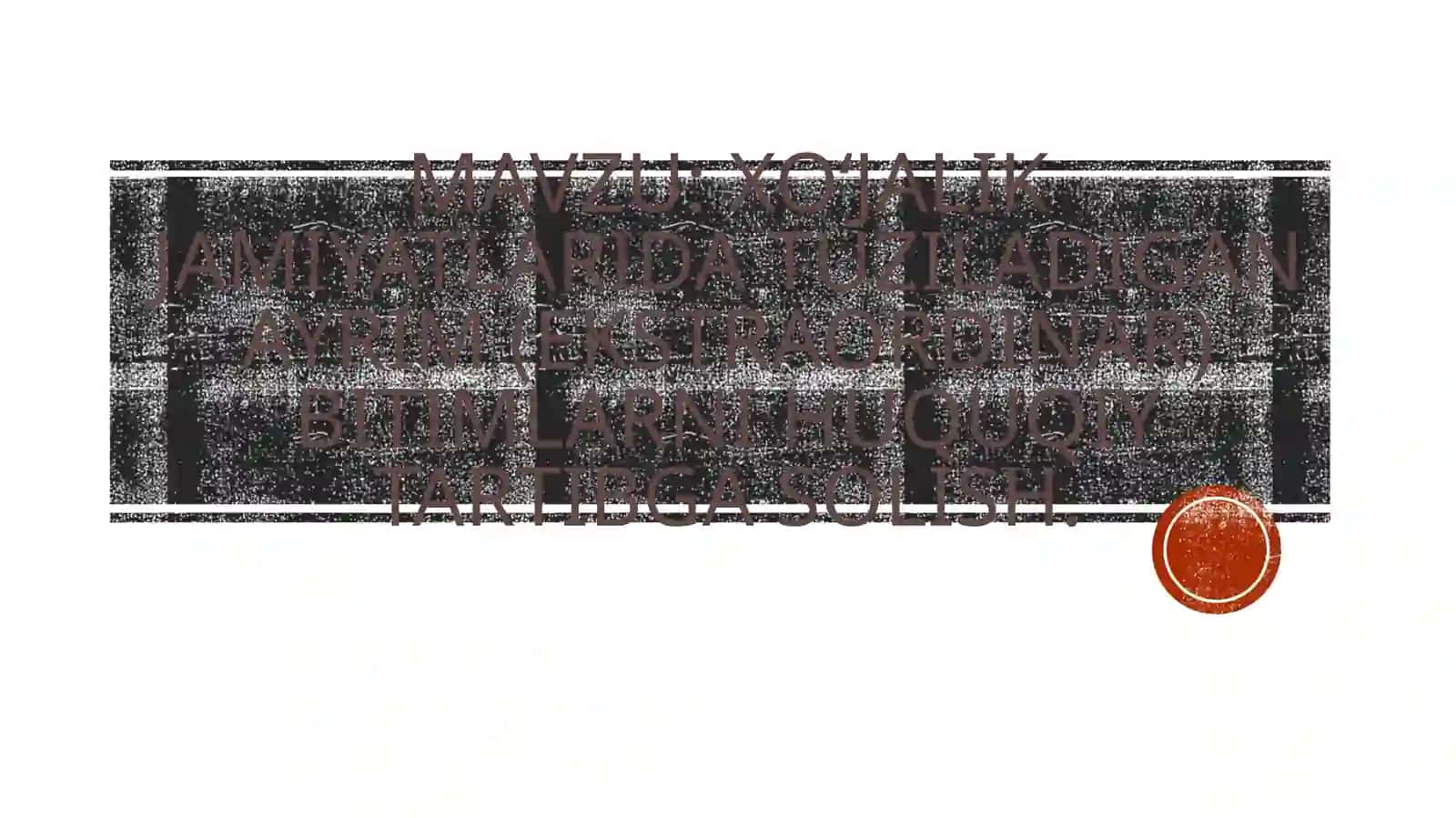 Xoʻjalik jamiyatlarda tuziladigan ayrim bitimlarni huquqiy tartibga solish 2