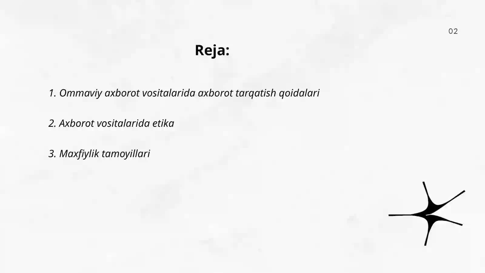 Media maydonda axborot tarqatish madanyati 2