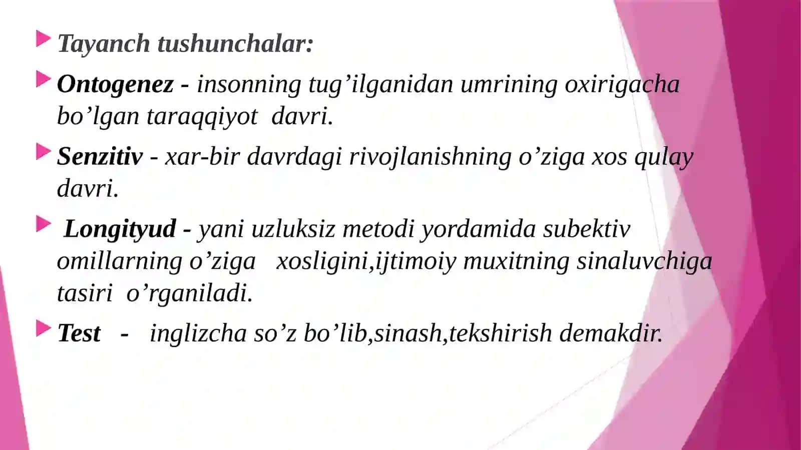ONTOGENEZNING ILK BOSQICHLARIDA INSONNING PSIXIK RIVOJLANISHIGA  XOS XUSUSIYATLAR 2