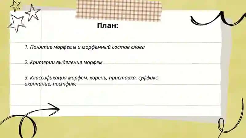 Морфемный состав слова 2