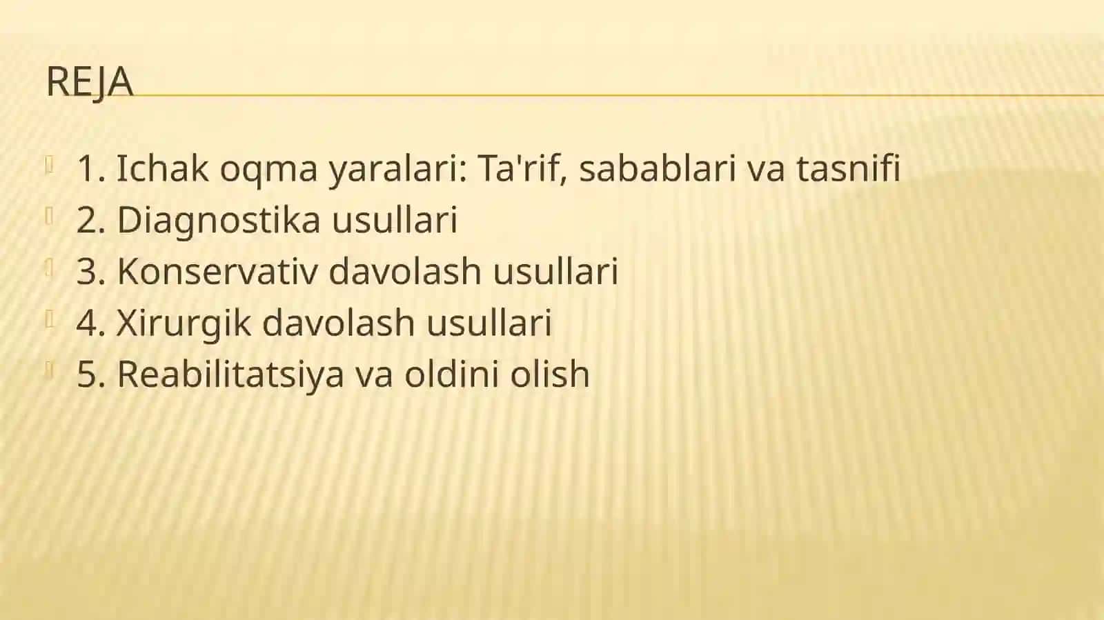 Ichak oqma yaralarini bartaraf qilish usullari 2