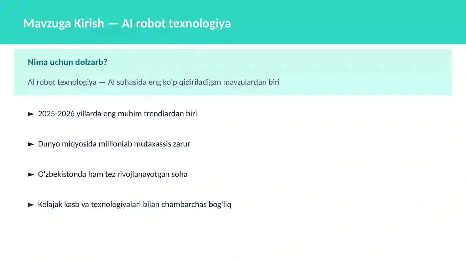 AI AMALIY SOHALARDA 2