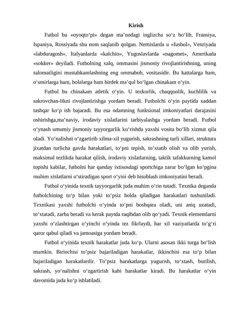 Futbol o‘yin qoidalari 2