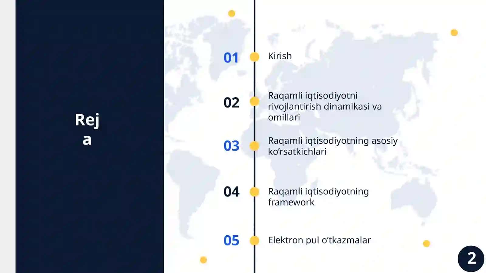 Raqamli iqtisodiyotning shakllanish va rivojlanish darajasi va raqamli globallashuv darajasi tahlili 2