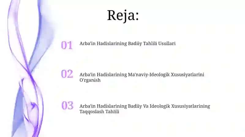 Arba'in Hadislarining Badiiy Va Ideologik Xususiyatlarining Taqqoslash Tahlili 2
