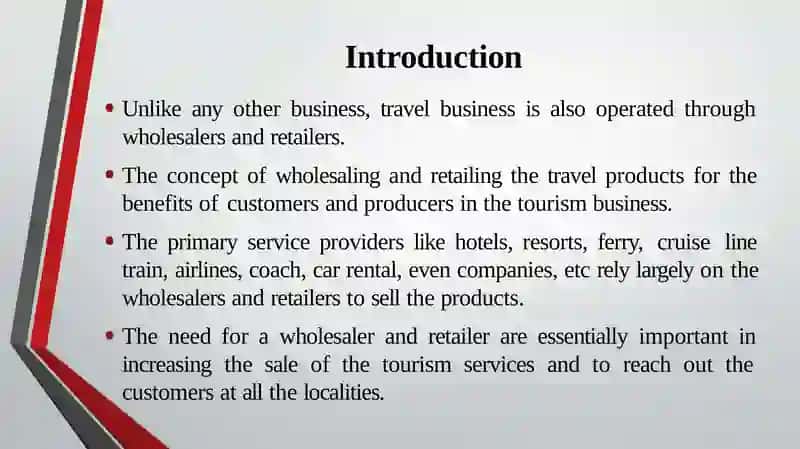 Tour Operators and Travel Agencies 2