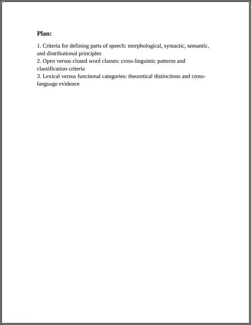 PARTS OF SPEECH IN DIFFERENT LANGUAGES AND THEIR CLASSIFICATION PRINCIPLES 2
