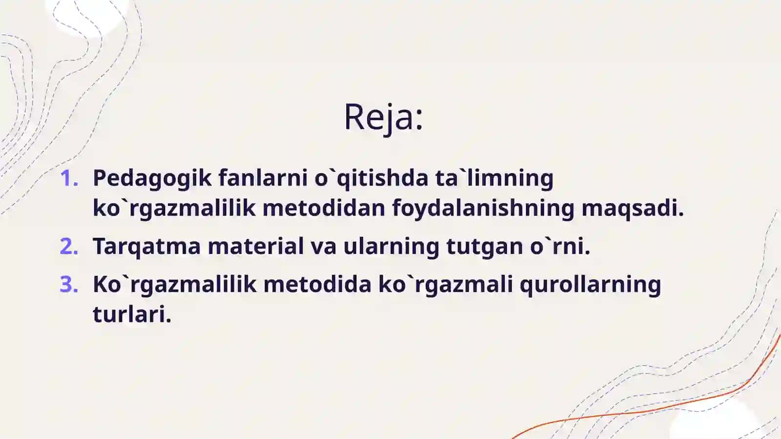 Pedagogik fanlarni o'qitishda ta'limning ko'rgazmali metodlaridan foydalanish yo'llari 2