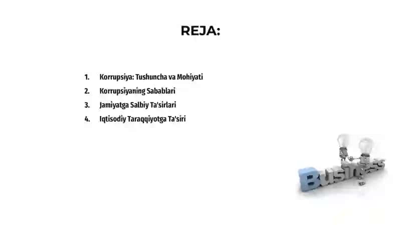 Korrupsiya muammosi 2