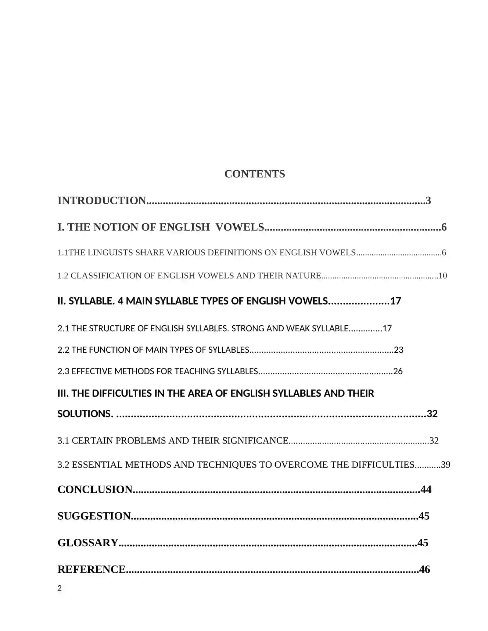 Problems and their solutions of 4 syllable types of English vowels 2