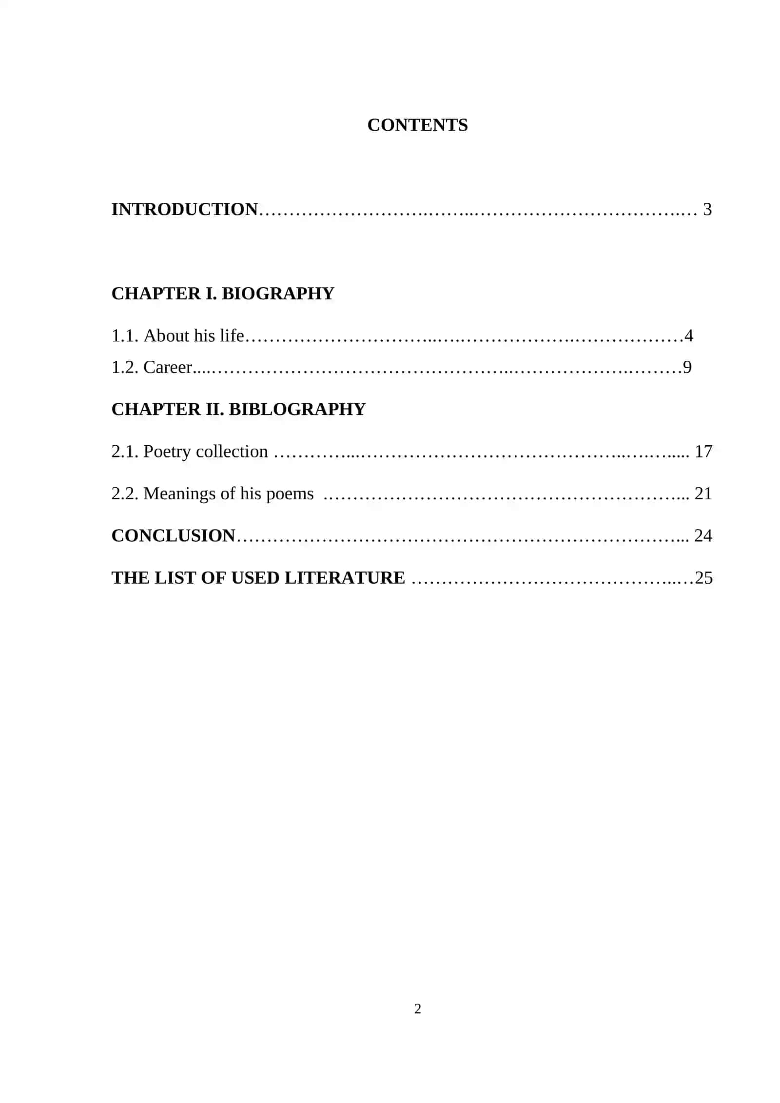 Kurs ishlari: Langston Hughes and His Poetry 2