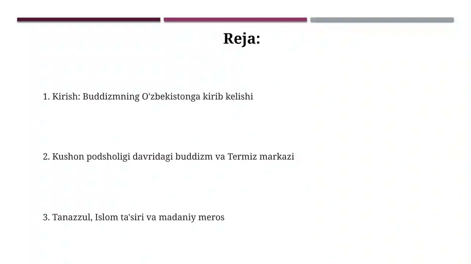 O'zbekistonda buddaviylik dinining tarixiy ildizlari 2