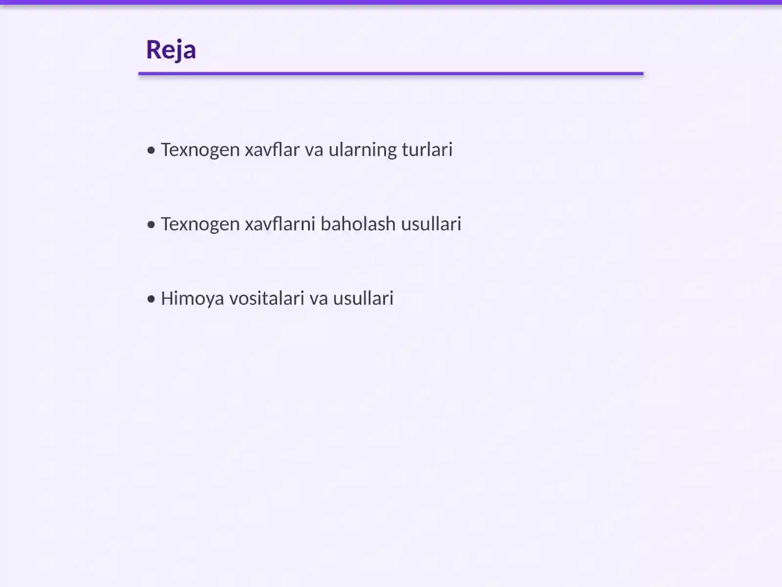 Texnogen xavflardan himoyalanish usullari 2
