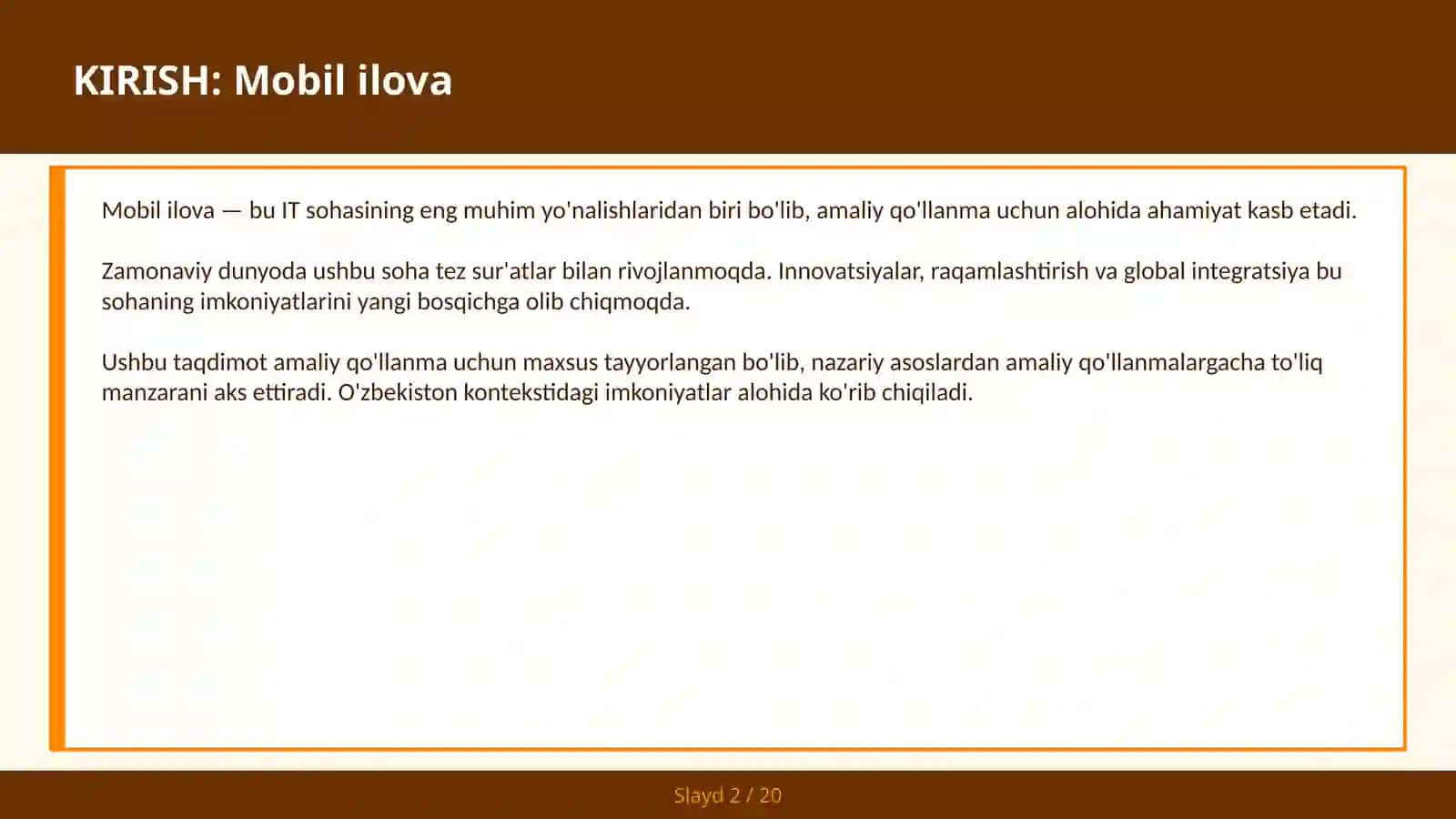 Mobil Ilova 2