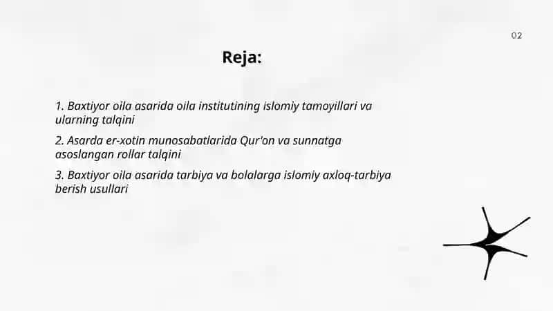 Shayx Muxammad Sodiq Muxammad Yusufning Baxtiyor oila asarida islom qadriyatlarining talqini 2