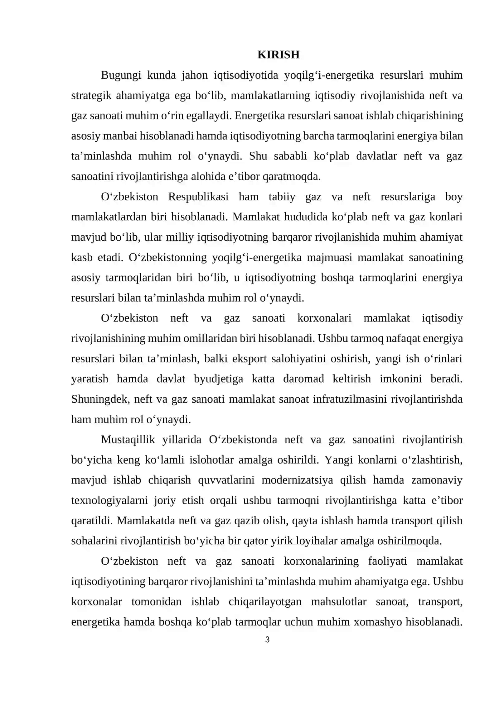O‘ZBEKISTON NEFT VA GAZ SANOATI KORXONALARIDA ISHLAB CHIQARISHNI RIVOJLANTIRISH YO‘NALISHLARI 2
