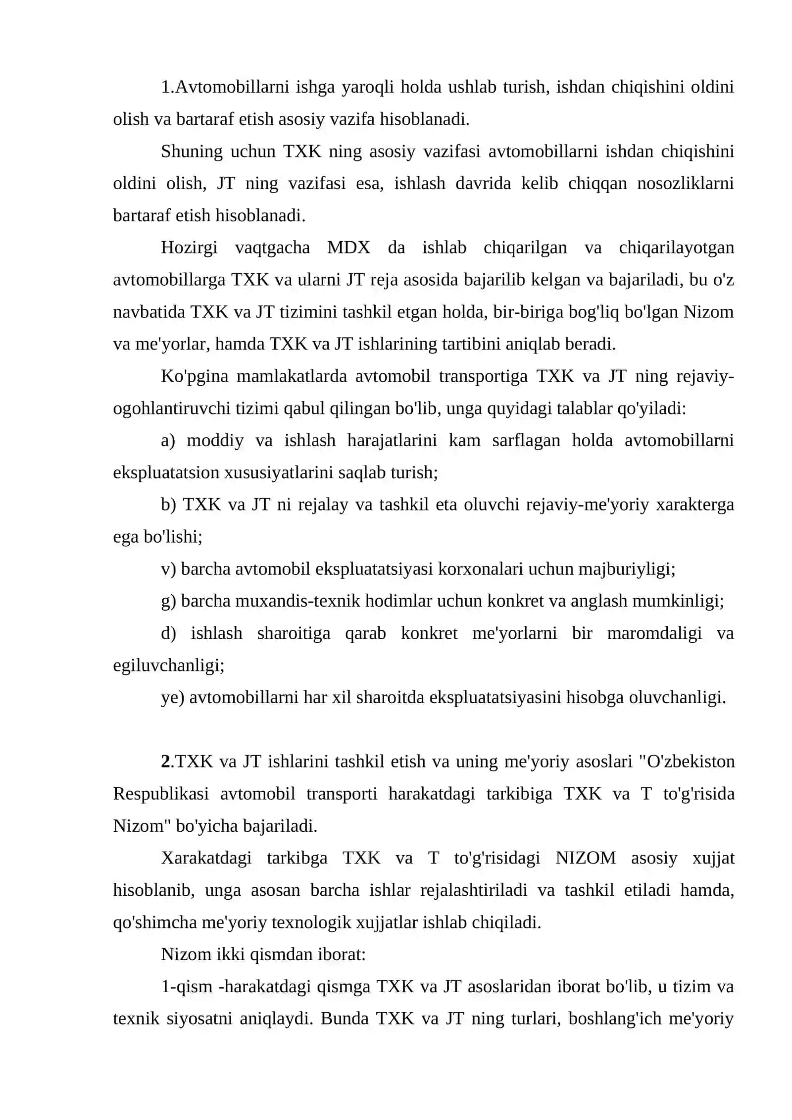 Rejali-ogohlantiruvchi tizimning vazifalari va asoslari 2