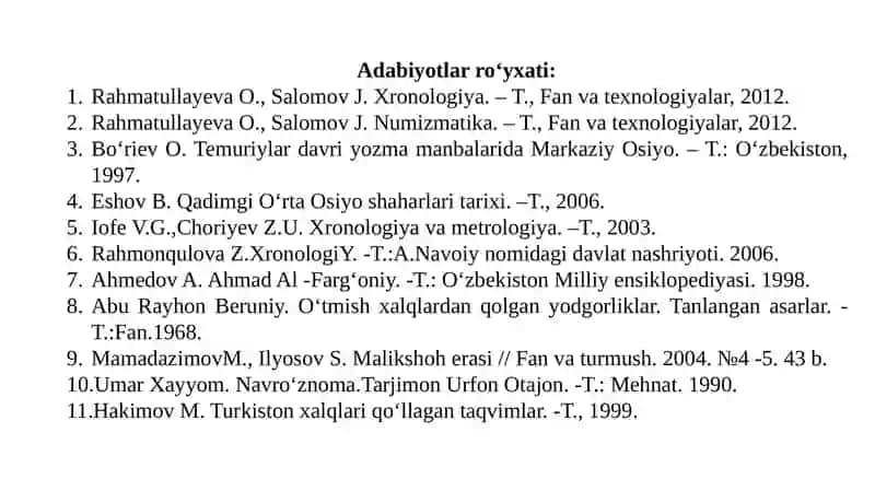 Yordamchi tarix fanlarining maqsad va vazifalari 2