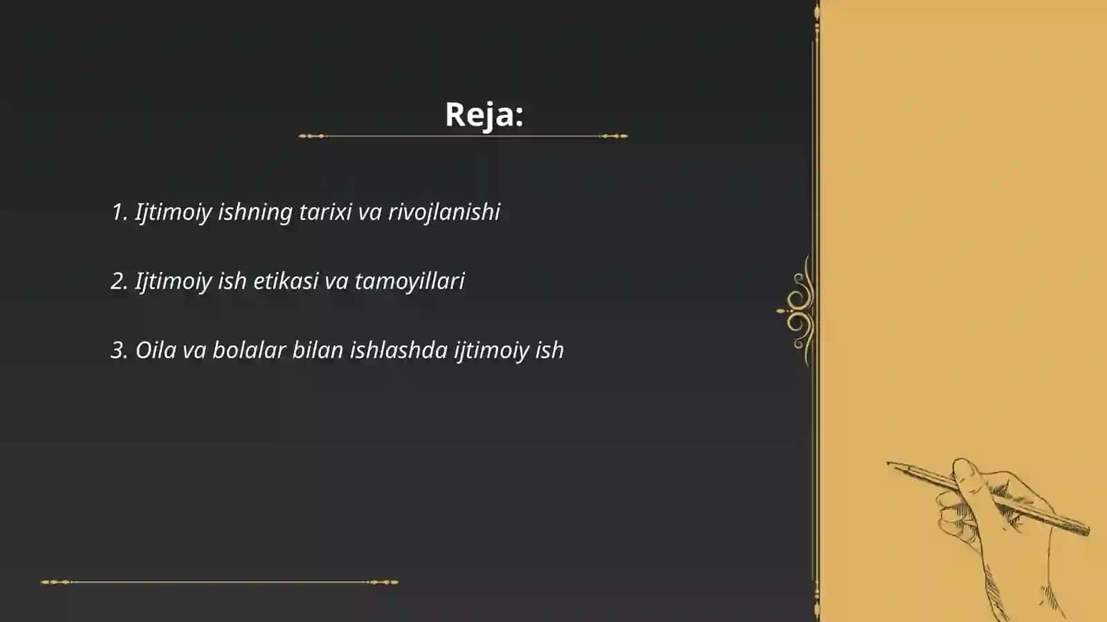 Ijtimoiy ishning tarixi va rivojlanishi 2