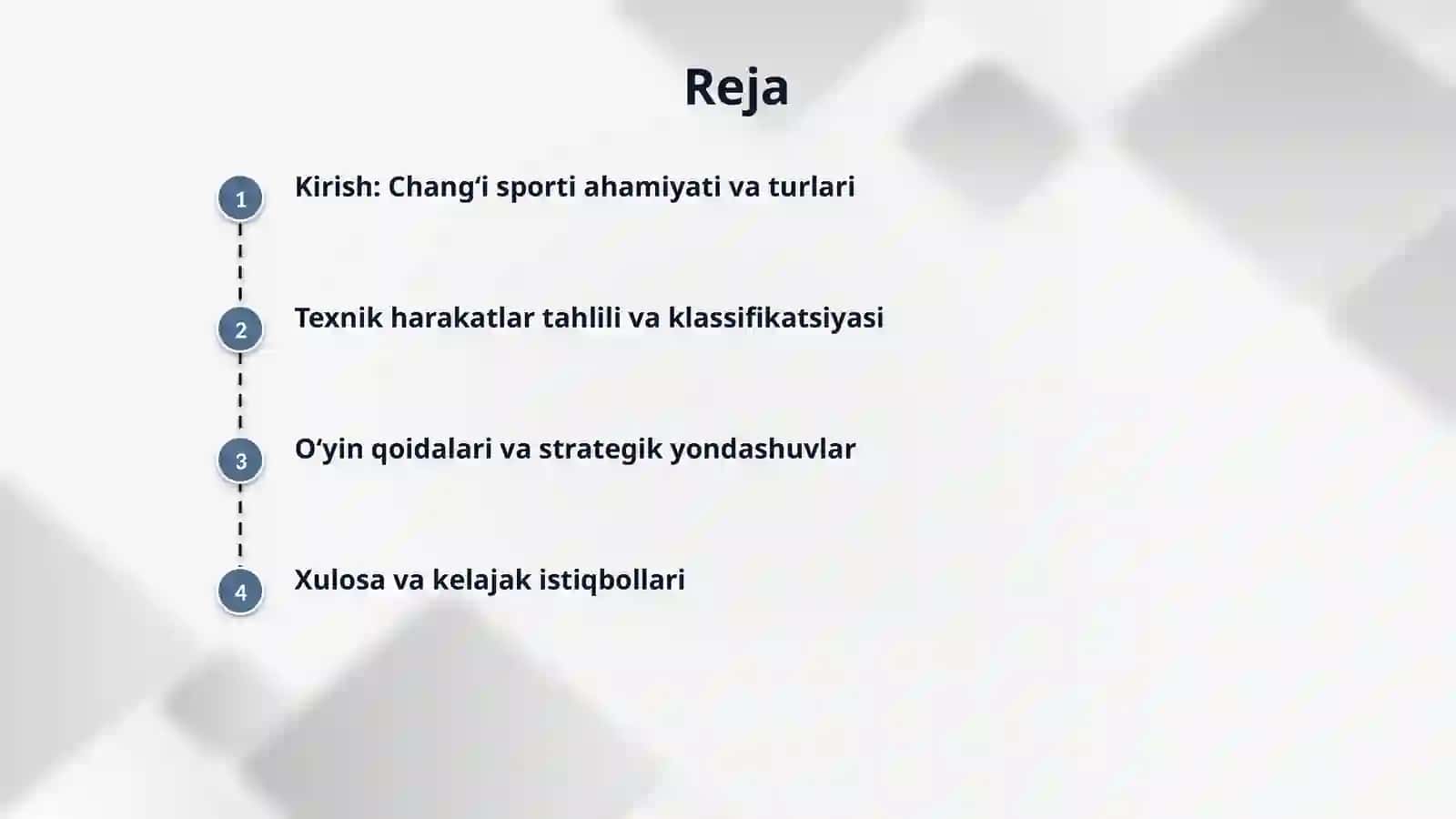TO‘G‘ CHANG‘I SPORT TURINING TEXNIKASI VA O‘YIN QOIDALARI. 2