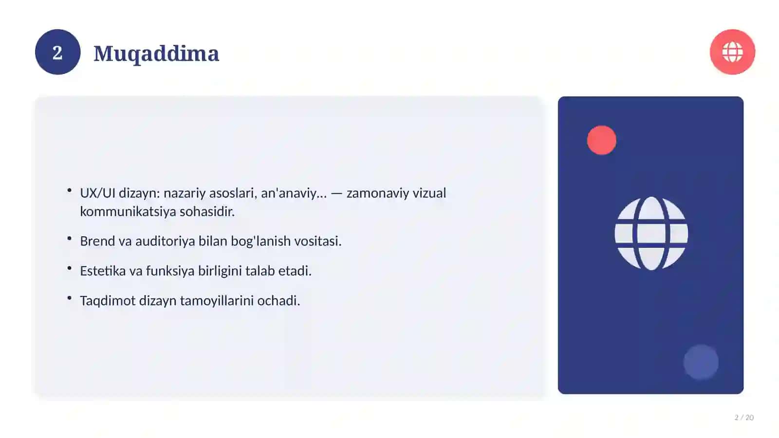 UX/UI dizayn: nazariy asoslari, an'anaviy yondashuvda (Esse) 2