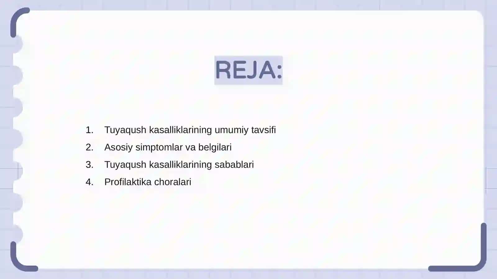 Tuyaqush kasalliklari 2