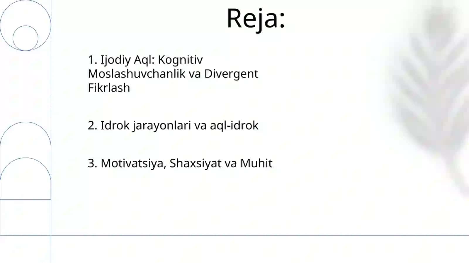 Intellekt va kreativlikning psixologik asosi 2
