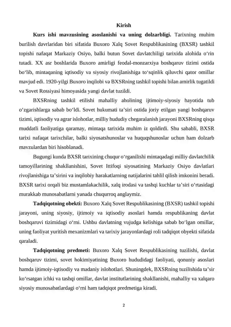 Buxoro Xalq Sovet Respublikasining tashkil topishi 2