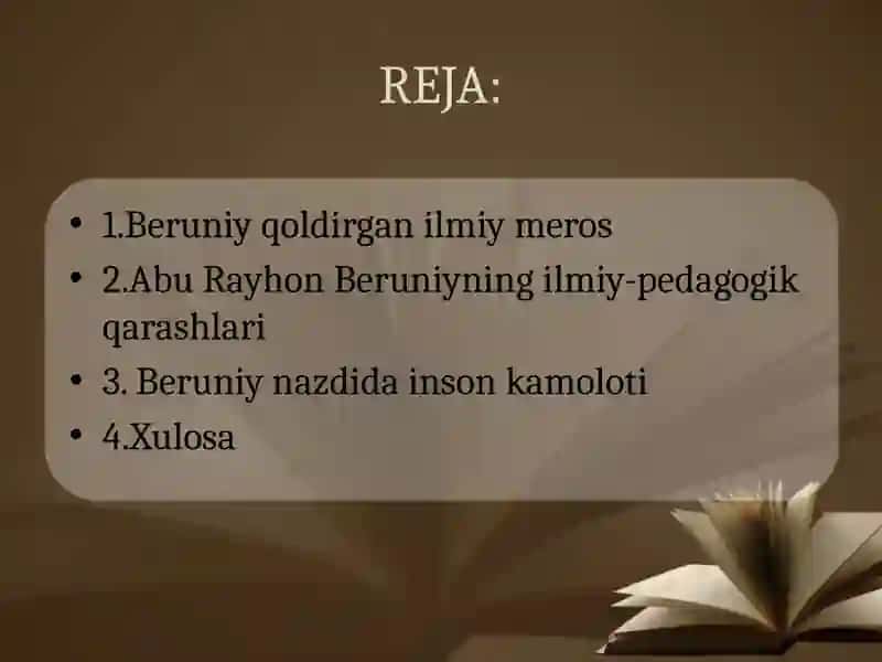 AbuRayhon Beruniyning ilmiy-pedagogik qarashlari 2