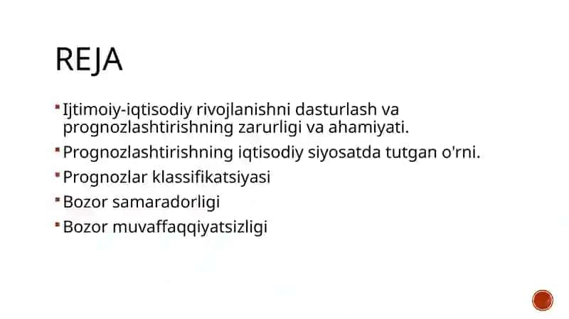 Ijtimoiy-iqtisodiyrivojlanishnidasturlash,prognozlashtirishvarejalashtirish 2
