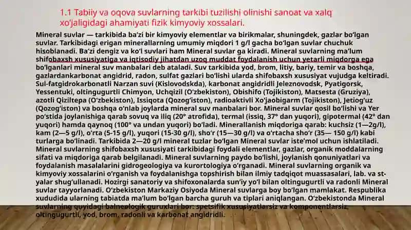 Tabiiy va oqova suvlardagi temirni fotometrik aniqlash 2