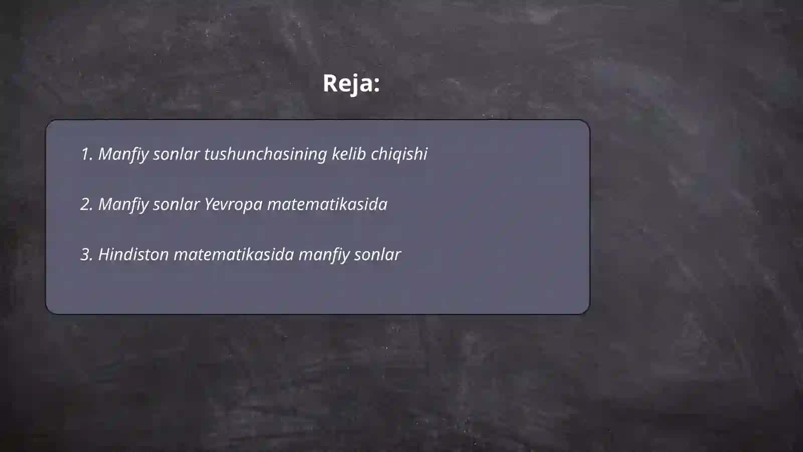 Hindiston matematikasida manfiy sonlar 2